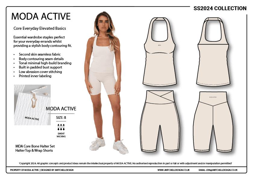 moda-active-core-bone-set-tech-sheet Moda Active bone halter top and wrap shorts